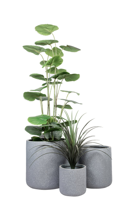 Maya cylindrical FRP planters