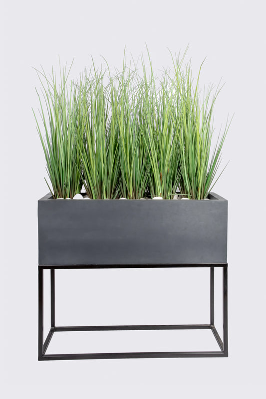 Rectangular FRP Planter with stand